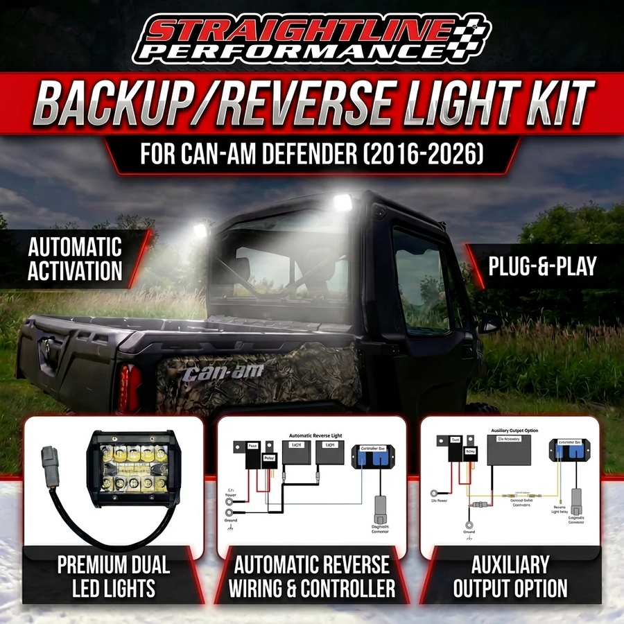 SMART WIRE REVERSE LIGHT KIT DUAL LIGHT WITH AUX KIT CAN