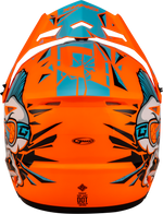 YOUTH MX-46Y UNSTABLE HELMET HI VIS ORANGE/BLUE YM | D3465211