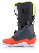 TECH 7S BOOTS DARK GREY/ RED FLUO/YELLOW FLUO SZ 02 | 2015017-9058-2