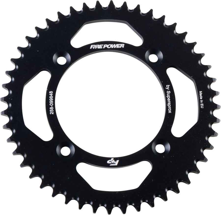 REAR SPROCKET ALUMINUM 48T BLK | FPA-998-48-BLK