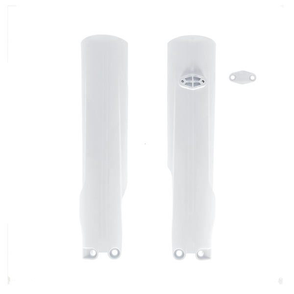 LOWER FORK CVR SET KTM WHITE