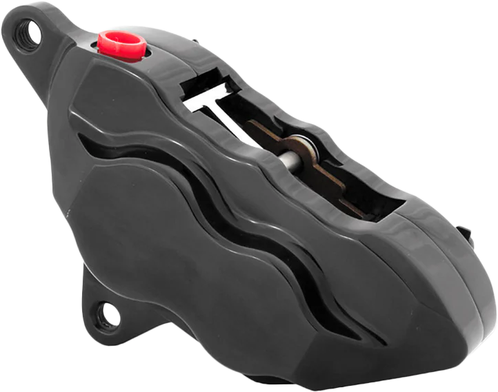 4 PISTON FRONT CALIPER L/H BLACK 84-99 W/ 11.5" ROTOR