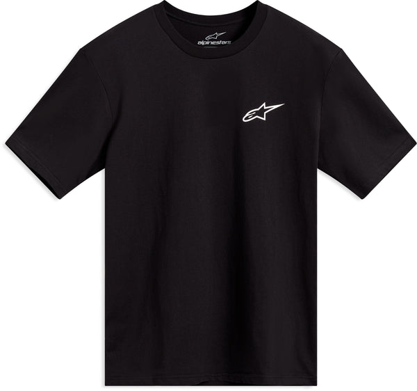COMBO BACK SS CSF TEE BLACK/WHITE