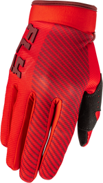 YOUTH F-16 GLOVES RED Y2XS