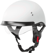 HH-65 HALF HELMET FULL DRESSED MATTE WHITE XL
