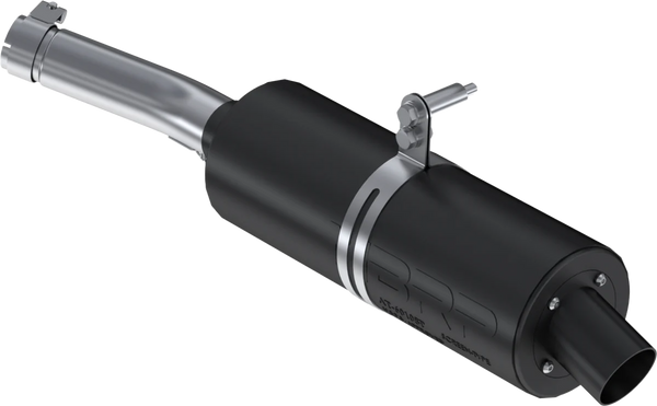SINGLE SLIP-ON SYSTEM W/ 4.25" SPORT MUFFLER BLK | AT-6103SP