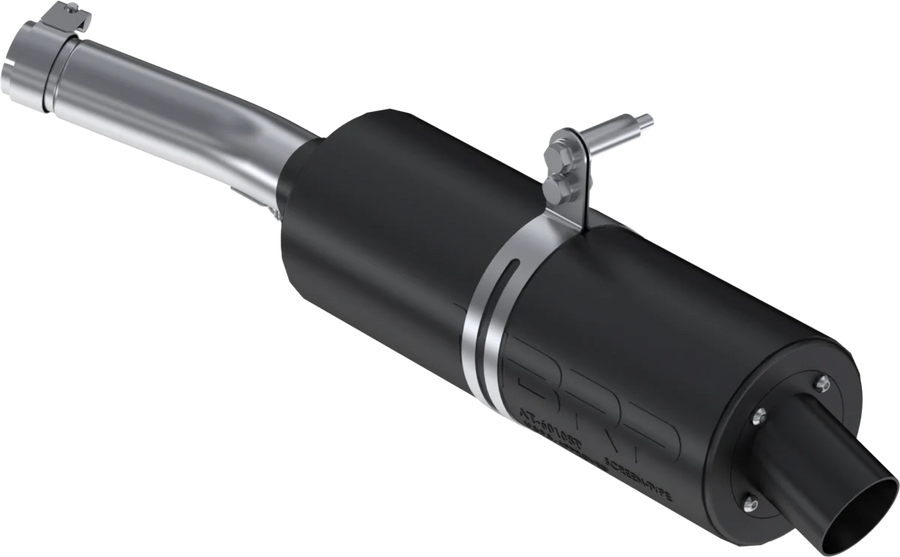 SINGLE SLIP-ON SYSTEM W/ 4.25" SPORT MUFFLER BLK | AT-6103SP