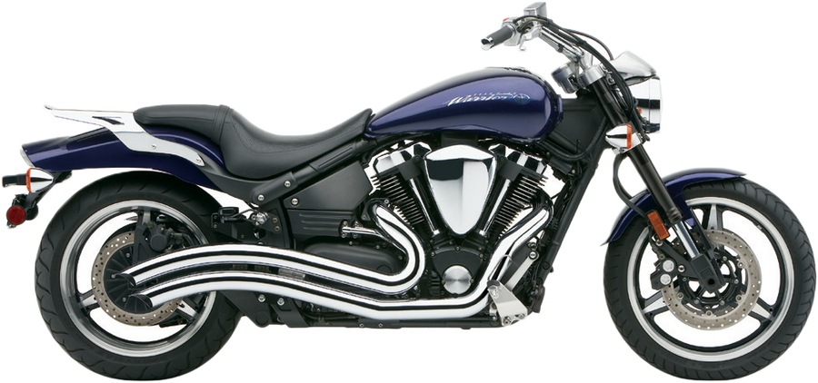 SPEEDSTER SWEPT F/S CHROME YAM WARRIOR 02-10 | 2222