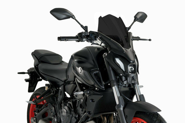 WINDSCREEN NAKED NEW GEN TOURING DARK SMOKE YAM