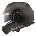 Advant X Carbon Solid Modular Motorcycle Helmet W/ SunShield Matte Carbon