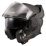 Advant X Carbon Solid Modular Motorcycle Helmet W/ SunShield Matte Carbon