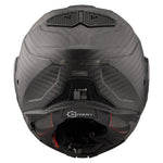 Advant X Carbon Solid Modular Motorcycle Helmet W/ SunShield Matte Carbon