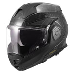 Advant X Carbon Forged Modular Motorcycle Helmet W/  SunShield Gloss Black