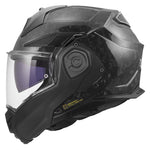 Advant X Carbon Forged Modular Motorcycle Helmet W/  SunShield Gloss Black