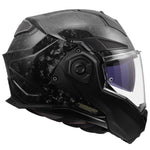 Advant X Carbon Forged Modular Motorcycle Helmet W/  SunShield Gloss Black