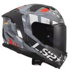 Assault III Trench Full Face Motorcycle Helmet W/ SunShield Matte Gunmetal Gray