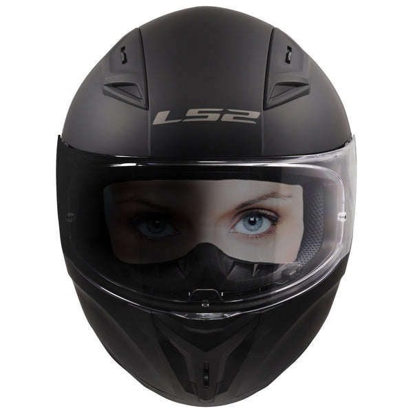 Centric Shift Solid Full Face Motorcycle Helmet Matte Black