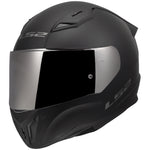Centric Mercury Solid Full Face Motorcycle Helmet Matte Black