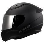 Centric Mercury Solid Full Face Motorcycle Helmet Matte Black