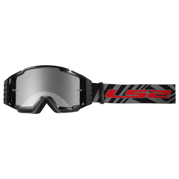 Charger Pro Sand Goggle Black with Silver Iridium Lens