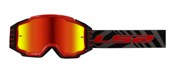 Charger Pro Sand Goggle Red with Red Iridium Lens
