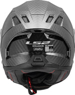 Dragon Carbon Solid Full Face Motorcycle Helmet W/ SunShield Gloss Black
