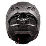 Dragon Carbon Forged Full Face Motorcycle Helmet W/ SunShield Gloss Black