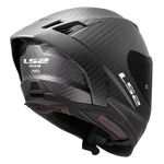 Dragon Carbon Solid Full Face Motorcycle Helmet W/  SunShield Matte Black