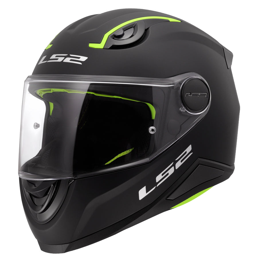 FF Kid Solid Youth Full Face Motorcycle Helmet Matte Black