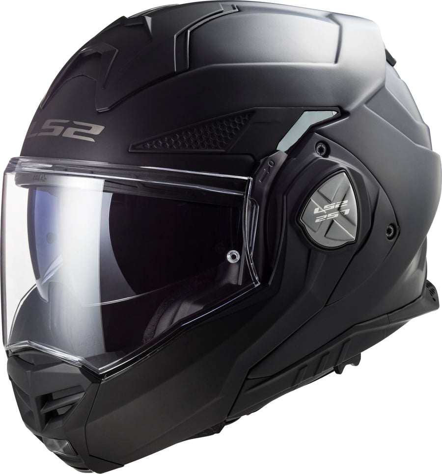 Advant X Solid Modular Motorcycle Helmet W/ SunShield Matte Black