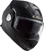 Advant X Solid Modular Motorcycle Helmet W/ SunShield Matte Black