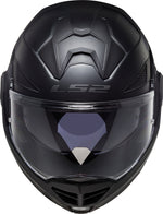 Advant X Solid Modular Motorcycle Helmet W/ SunShield Matte Black