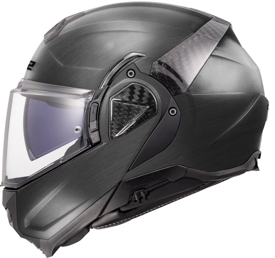 Advant II Jeans Modular Motorcycle Helmet W/ SunShield Gloss Gray