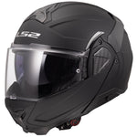 Advant II Solid Modular Motorcycle Helmet W/ SunShield Matte Black