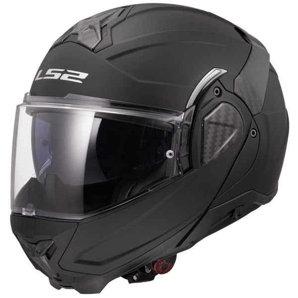 Advant II Solid Modular Motorcycle Helmet W/ SunShield Matte Black