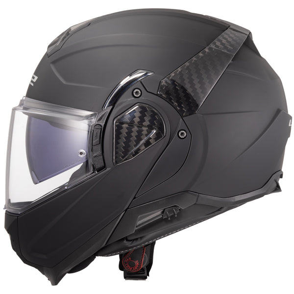 Advant II Solid Modular Motorcycle Helmet W/ SunShield Matte Black