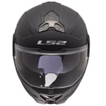 Advant II Solid Modular Motorcycle Helmet W/ SunShield Matte Black