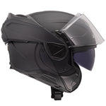 Advant II Solid Modular Motorcycle Helmet W/ SunShield Matte Black