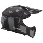 Gate Youth Battle Scar Full Face MX Motorcycle Helmet Matte Tonal Gray Black