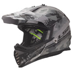 Gate Youth Carbine Full Face MX Motorcycle Helmet Matte Tonal Gray Black
