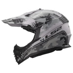 Gate Youth Carbine Full Face MX Motorcycle Helmet Matte Tonal Gray Black