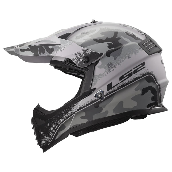 Gate Youth Carbine Full Face MX Motorcycle Helmet Matte Tonal Gray Black