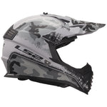 Gate Youth Carbine Full Face MX Motorcycle Helmet Matte Tonal Gray Black