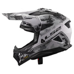 Gate II Carbine Full Face MX Motorcycle Helmet Matte Gray Black
