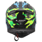 Gate II Electra Motocross Motorcycle Helmet Gloss Blue Pink Green