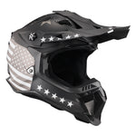 Subverter Evo 76 Full Face MX Motorcycle Helmet Black White Gray