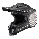 Subverter Evo 76 Full Face MX Motorcycle Helmet Black White Gray