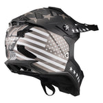 Subverter Evo 76 Full Face MX Motorcycle Helmet Black White Gray