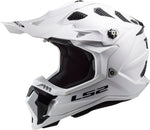 Subverter Evo Solid Full Face MX Motorcycle Helmet Gloss White