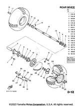 Yamaha parts diagram for 97017-10016-00 - Ref #11